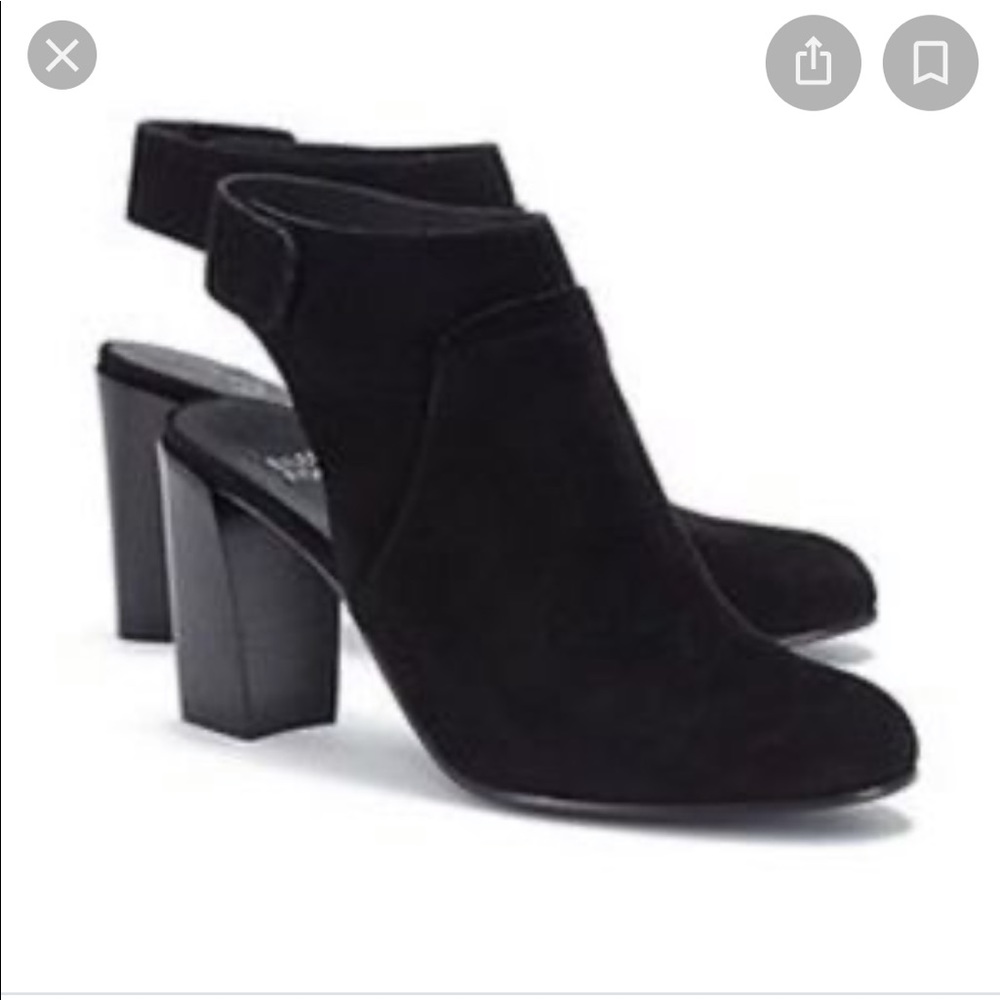 EILEEN FISHER Ideal Black Suede Bootie